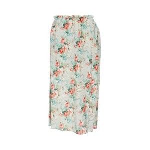 Simone Rocha Floral Print Long Skirt With Elastic Waistband - NWT